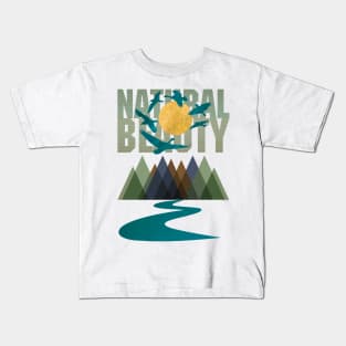 Natural Beauty - Mountain Landscape Kids T-Shirt